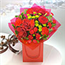 Eileen Jenkins All Red Festive Bag Bouquet